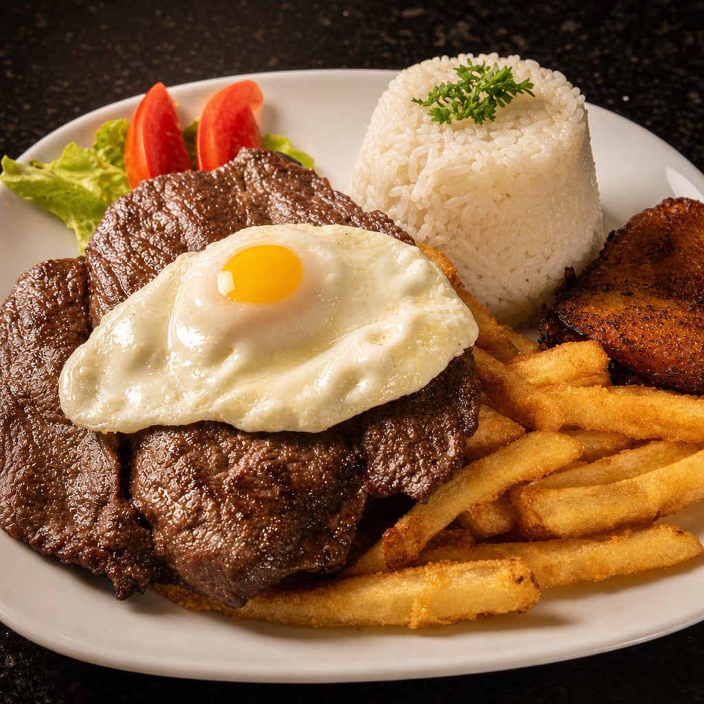 Bistec a Lo Pobre.