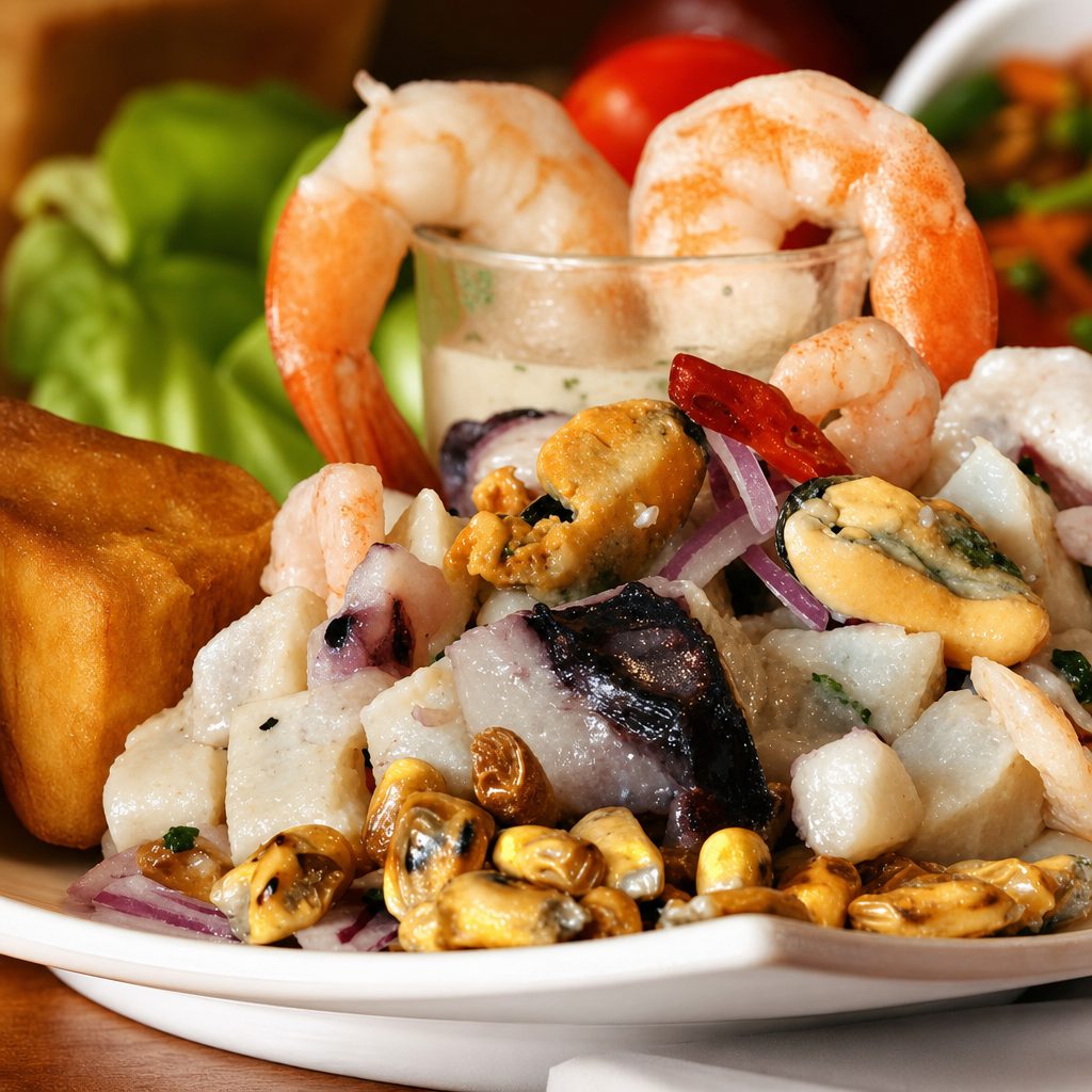 Ceviche Mixto.